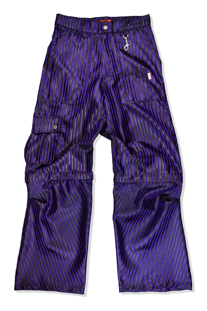 Mod. 23 Col. 7 - Purple Stripe Cargo Pants