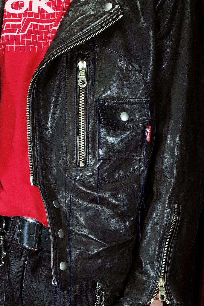 Mod. 3B - Raw-Edge Rider Jacket