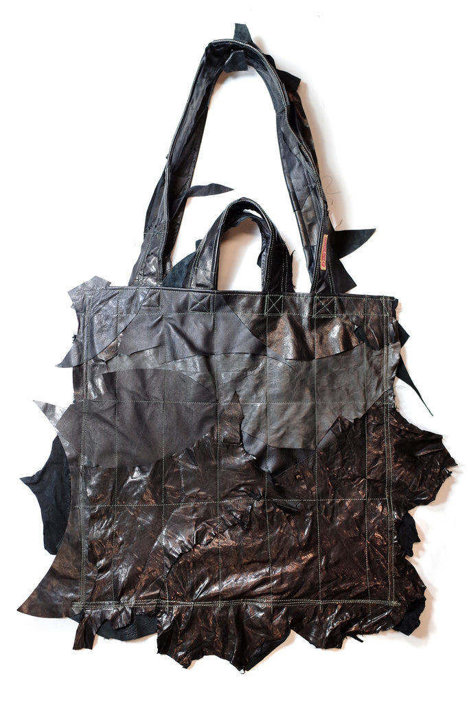 Acc. 2 Col. 2 - Large Black Leather Tote