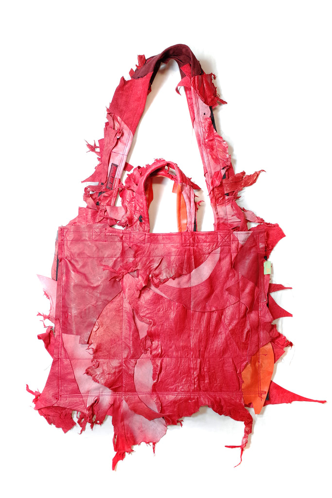 Acc. 2 Col. 3 - Red Leather Tote