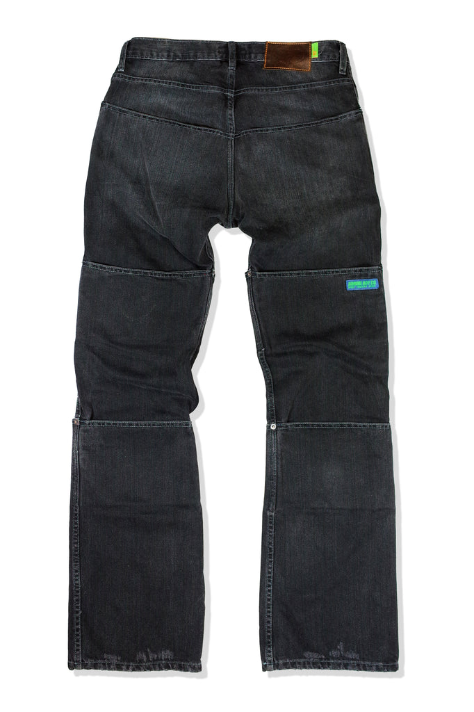Mod. 22 Col. 3 - 12 Pocket Black Distressed Jeans