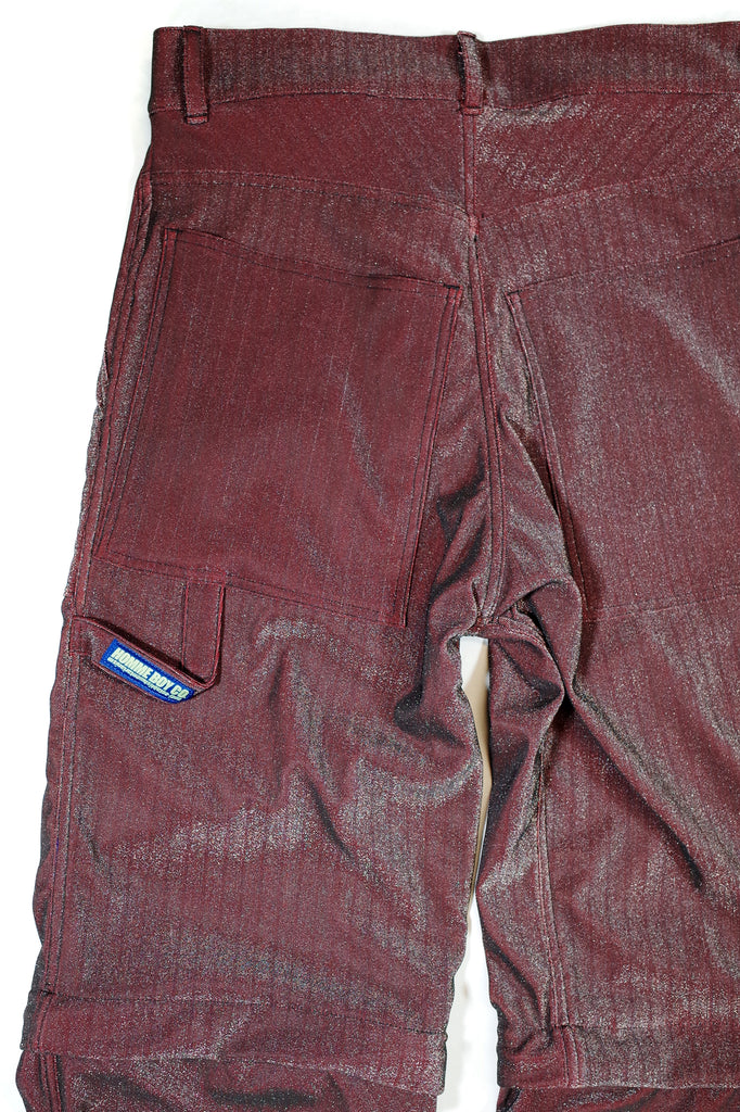 Mod. 23 Col. 10 - Metallic Maroon Cargo Pants