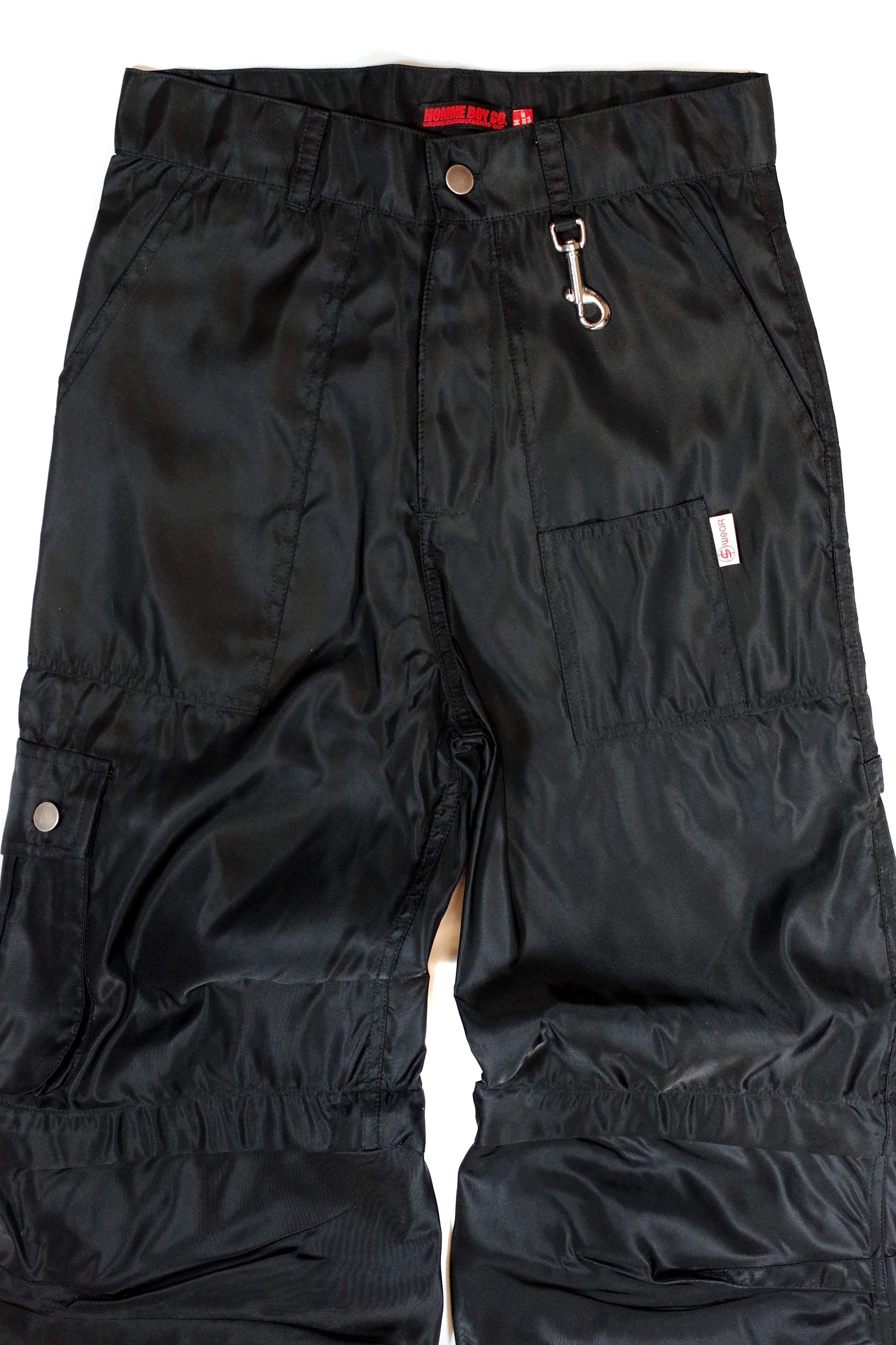 Black - HOMME – Col. Mod. BOY Pants 11 Cargo Nylon 23