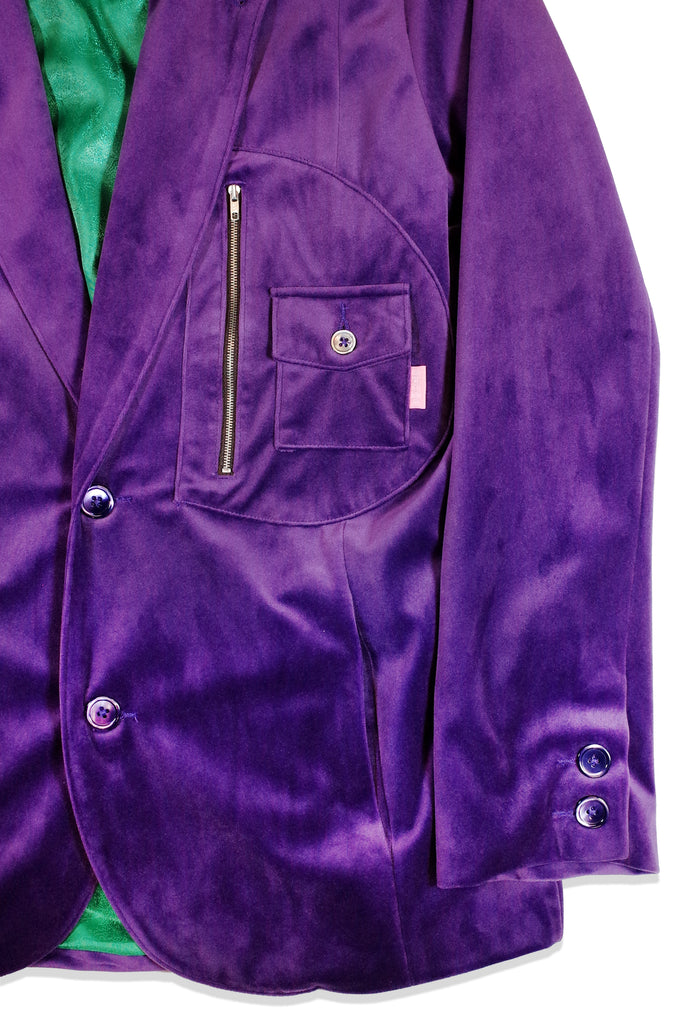 Mod. 30 Col. 5 - Purple Velvet Blazer