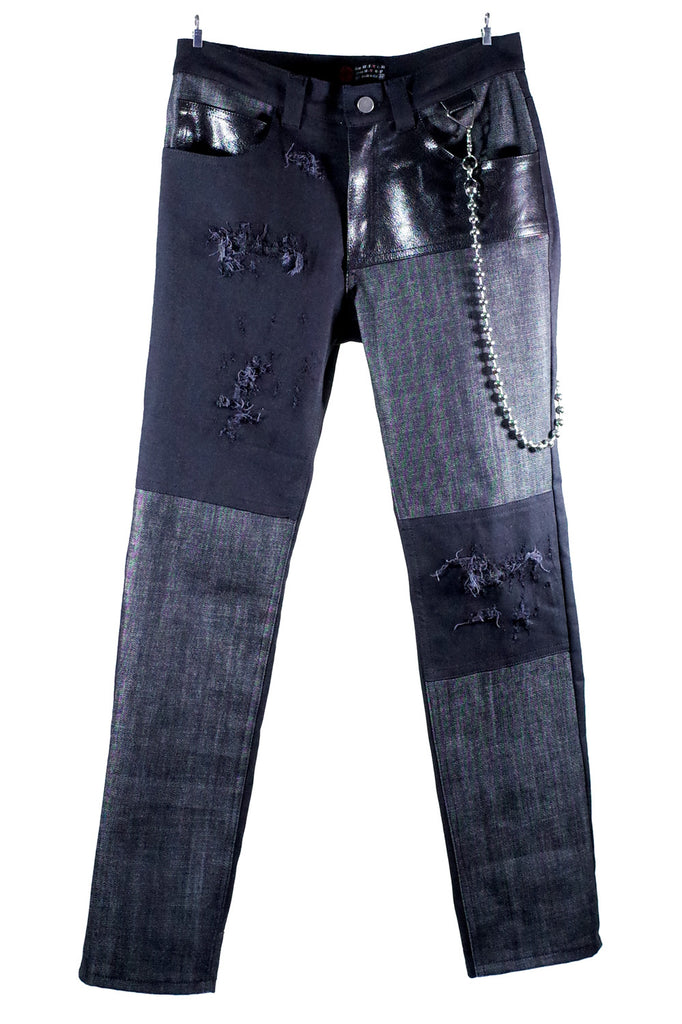 Mod. 8B Col. 2 - Black Contrast Jeans