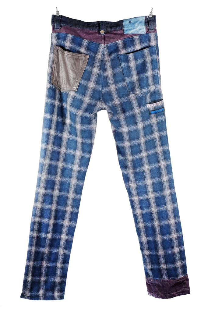 Mod. 8B - Patchwork Flannel / Denim Jeans